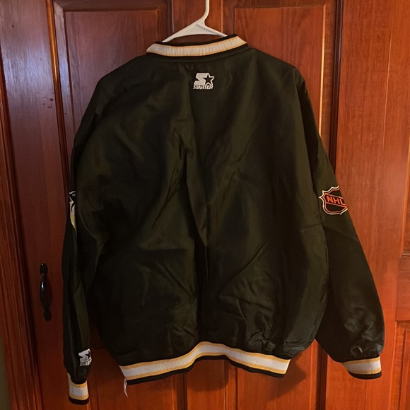 Penguins Starter Jacket 🐧 Vintage NHL Pullover Size Large - Picture 2 of 4